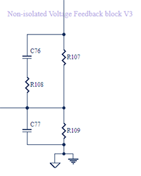 Non-isolated Voltage Feedback block V3